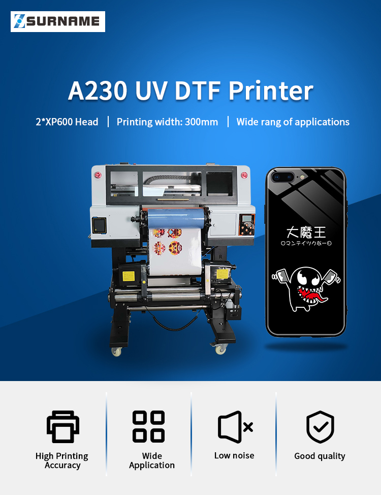 Impressora UV A3 dtf